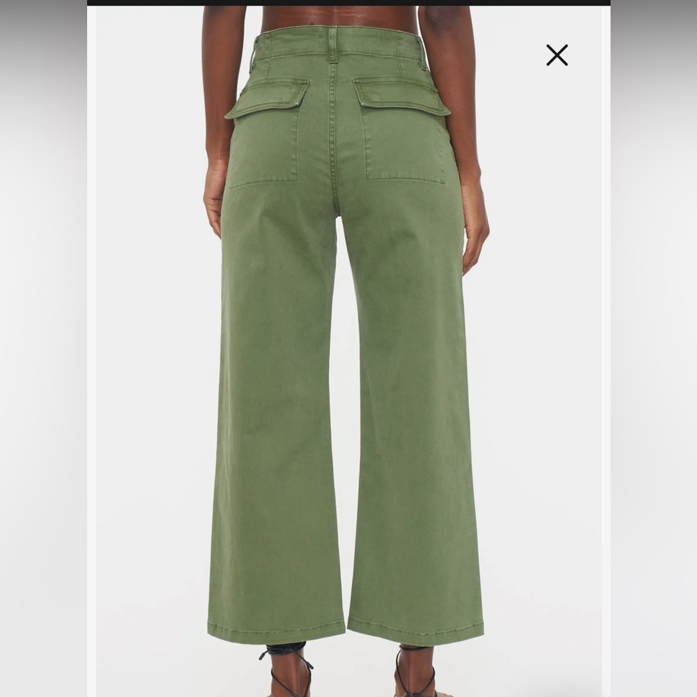 Pistola Sophia Stretch Cotton Wide Leg Ankle Pants - Picture 2 of 5